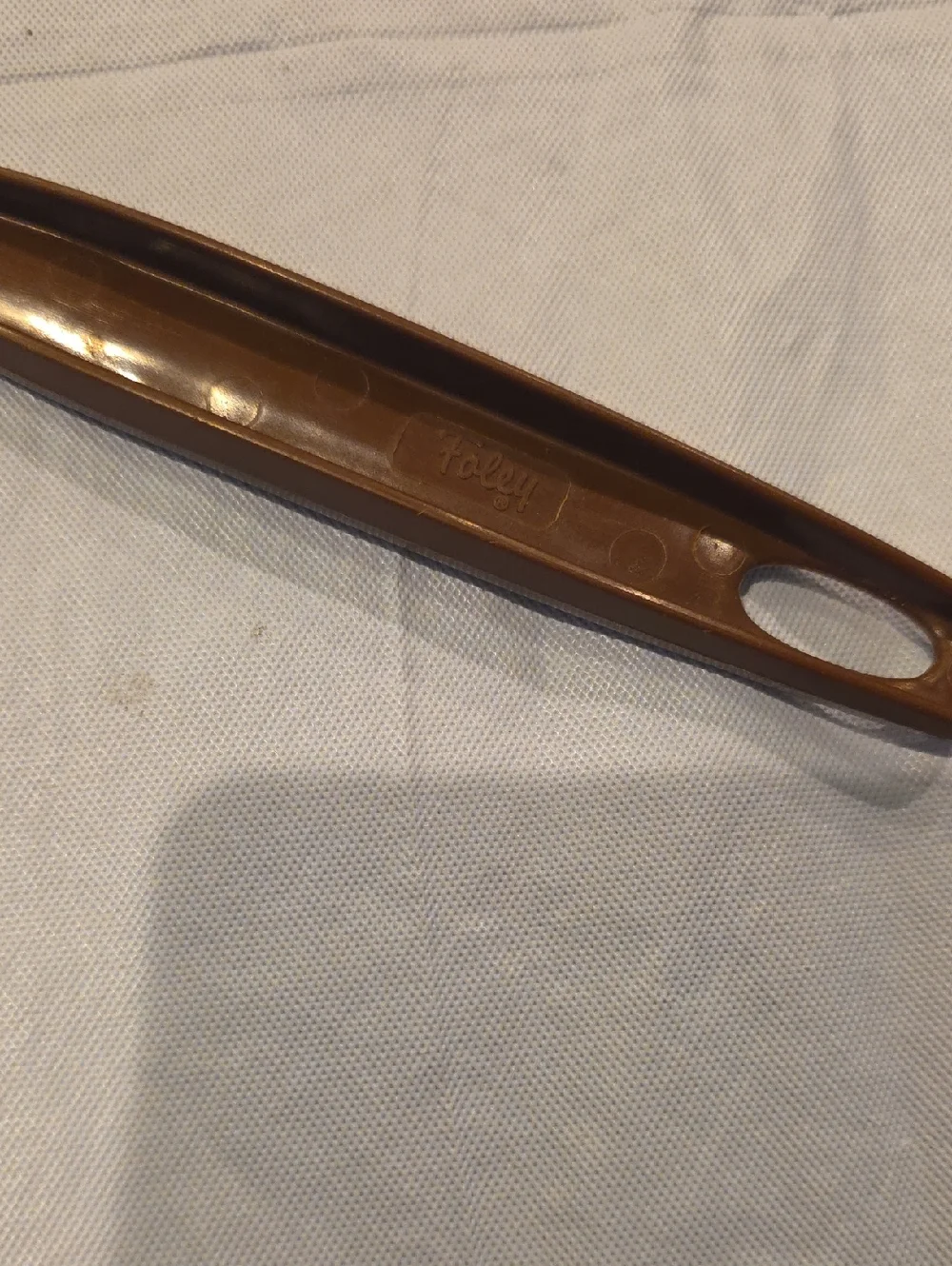 Foley Vintage Brown‎ Plastic Ladle and Slotted Spoon Set
